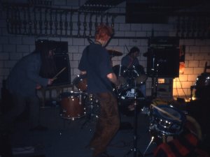 1998 jaming with Emergency Exit  (foto by W.Damen)