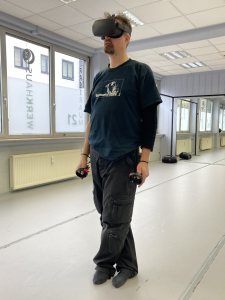 2021 working in VR, freiraum, Krefeld (foto by A.Brass)