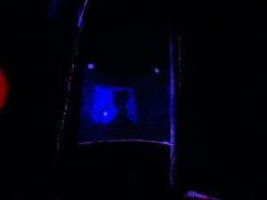 2002, sound light installation with S.Surauf, Im Dunkeln, Siegen (dark) [foto by C.Schmale]